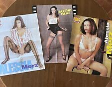 ALESSIA MERZ -SET di 3 POSTER TELETUTTO- Anni 90- misure 54x41 cm