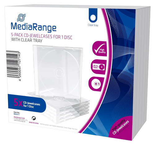 Custodie mediarange per e - cd,
