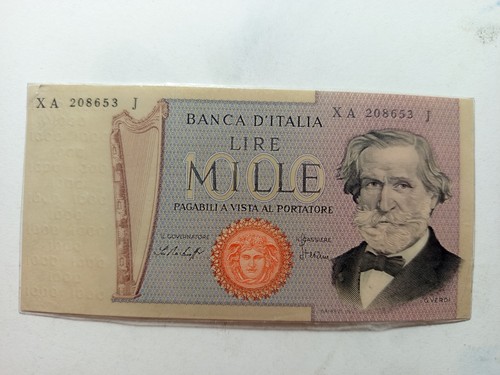 1000 lire verdi secondo tipo - 1000,
