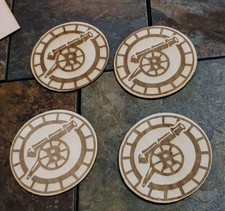 Set 4 sottobicchieri Boston