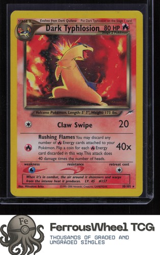 Dark typhlosion 010 105 neo - dark,