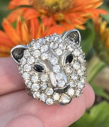 Anello pantera argento - pantera,