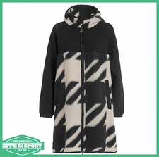 Cappotto Deha donna in lana cotta giacca con cappuccioe zip tempo libero casual