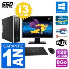 PC HP 8200 Elite SFF Ecran 19"