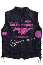 Gilet in pelle Ford Mustang