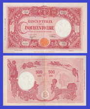 Italia 500 lire 1943 uk