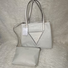 GUESS Cream PORTINI Tote with