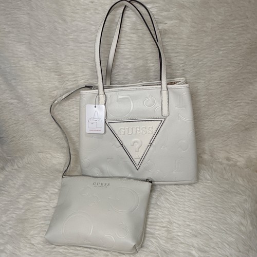 Guess cream portini tote - guess, with