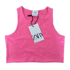 Canotta Zara Crop bambina rosa