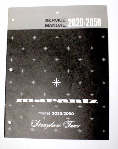Marantz 2020 2050 manuale - marantz,