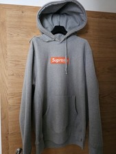 Supreme Box Logo Grey/Orange Xl