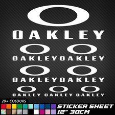 8x OAKLEY Vinile Decalcomania