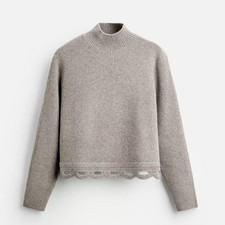 Maglione maglia uncinetto ZARA
