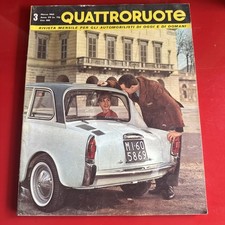 QUATTRORUOTE RIVISTA ORIGINALE EDIZIONE N.3 MARZO 1962