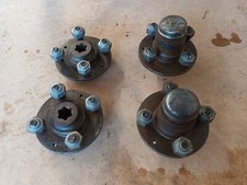 FIAT TOPOLINO B-C-BELVEDERE  SET MOZZI RUOTA COMPLETI DI DADI USATI