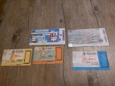 5 Biglietti Bologna Calcio Stadio Anni 90