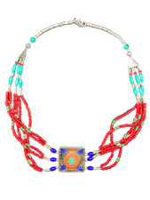 Collana Argento tibetano e