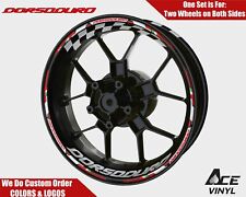 Aprilia DORSODURO Decalcomanie Ruote Adesivi Cerchi RSV 4 RS V4 Vinile Grafic...