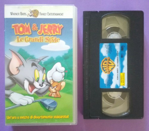 Vhs tom jerry le grandi - vhs,