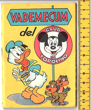 Club di Topolino Disney 1964 italy libretto vademecum poco scritto gadget