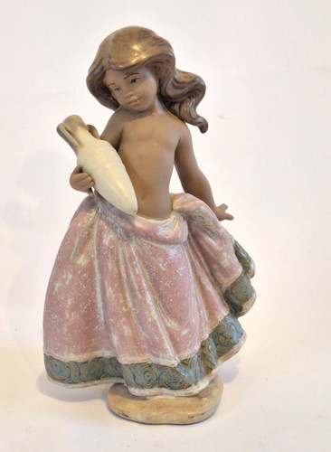 Lladro little peasant girl - lladro,