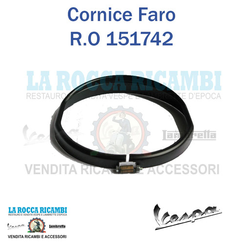 Ghiera cornice faro anteriore - ghiera,