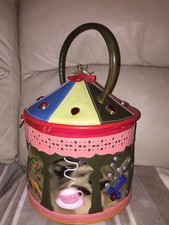 Rara Bellissima Borsa Donna Braccialini Temi Tema Giostra Originale