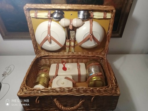 Pic nic cesto - vimini, vintage