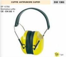 CUFFIA cuffie ANTIRUMORE PROFESSIONALE lavoro trattore decespugliatore motosega