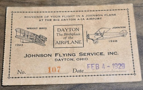 Biglietto aereo johnson flying - johnson,