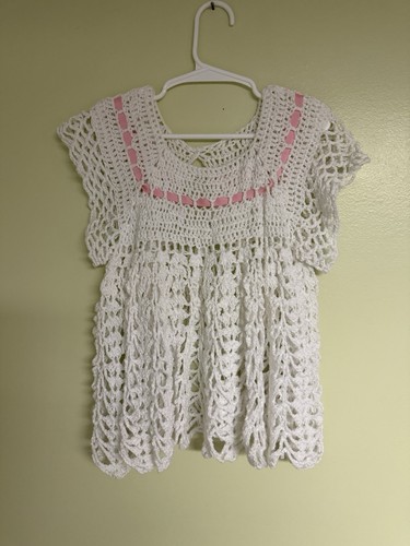 Vestito bambina vintage fatto