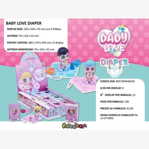 Baby love diaper - love,