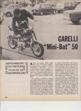 advertising Pubblicità MOTO GARELLI MINI-BAT 50 '69 MOTOITALIANE MOTOSPORT EPOCA
