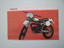 - RITAGLIO DI GIORNALE ANNO 1982 - MOTO HUSQVARNA WR 125
