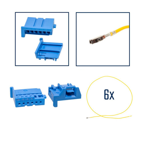 Connettore poli mqs 6q0 972 - poli,
