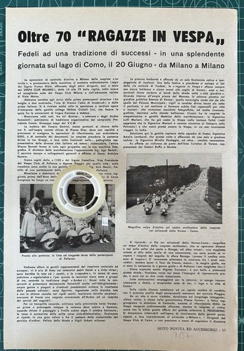 Raro articolo vespa club - articolo,