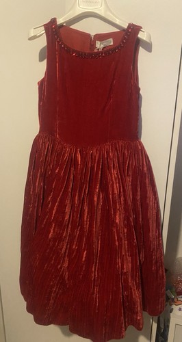 Abito monnalisa couture rosso - monnalisa,