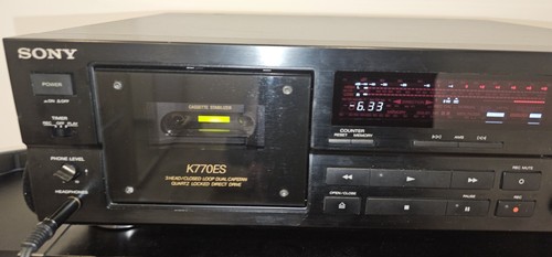 Sony k770es tapedeck - tc-k770es,