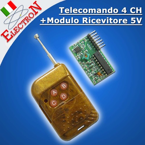 Telecomando ricevitore 4ch - +,