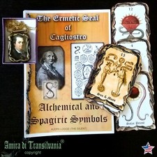 Antique Book Alchemy Cabalistic Magic Occult Grimoire Manuscript Cagliostro Gift