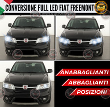 KIT FARI FULL LED 12000L FIAT FREEMONT ANABBAGLIANTI ABBAGLIANTI POSIZIONE 6000K