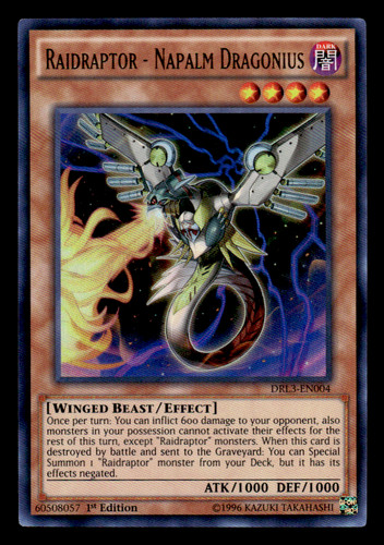 Raidraptor napalm - yu-gi-oh,