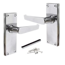Maniglie per porte cromate