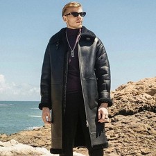 Giacca cappotto uomo nero RAF
