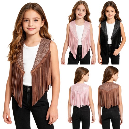 Top bambina carnevale - , cowgirl
