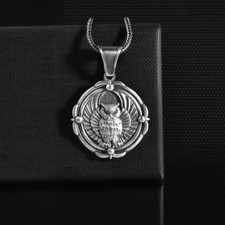 Collana gufo Athena argento