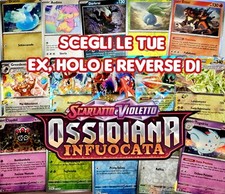 Pokemon Ossidiana Infuocata Ex Reverse e Holo Italiano | Completa il tuo Set!