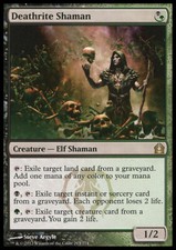 MTG DEATHRITE SHAMAN ASIAN EXC - SCIAMANO LETALMAGO - RTR - MAGIC