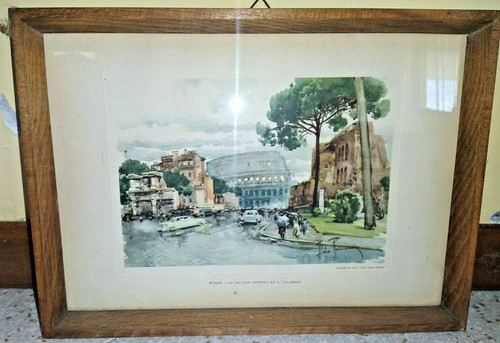 Quadro stampa roma - stampa, cornice
