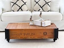 Tavolino Tavolo da Salotto Tabella Del Sofà IN Legno Massello Vintage Shabby